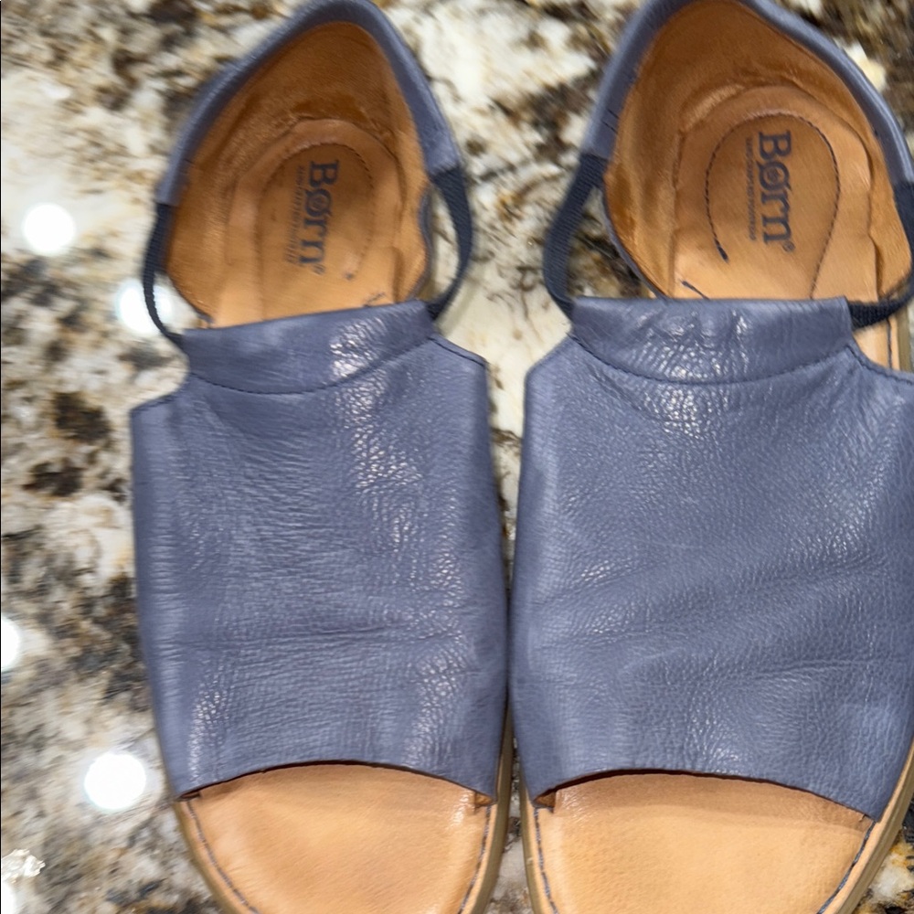 Born Women's Slate Leather Sandals